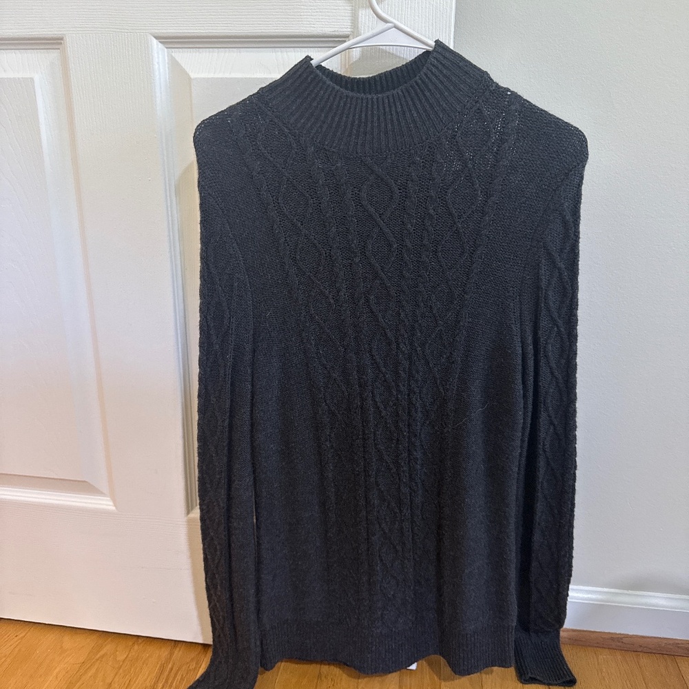 Elite Tahari dark grey sweater -XS